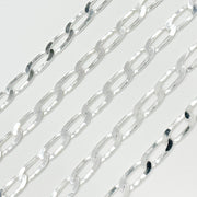 Buy Sterling Silver Flat Paperclip Chain